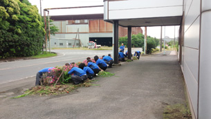 日鉄住金ビジネスサービス鹿島の環境美化清掃活動
